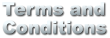 Conditions Terms and